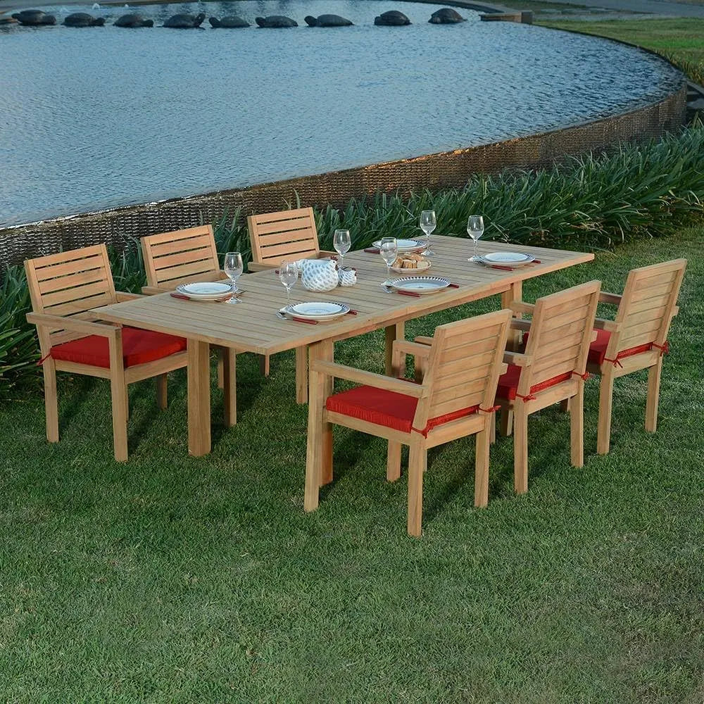 Salon de jardin et ensemble lounge: 6 Places