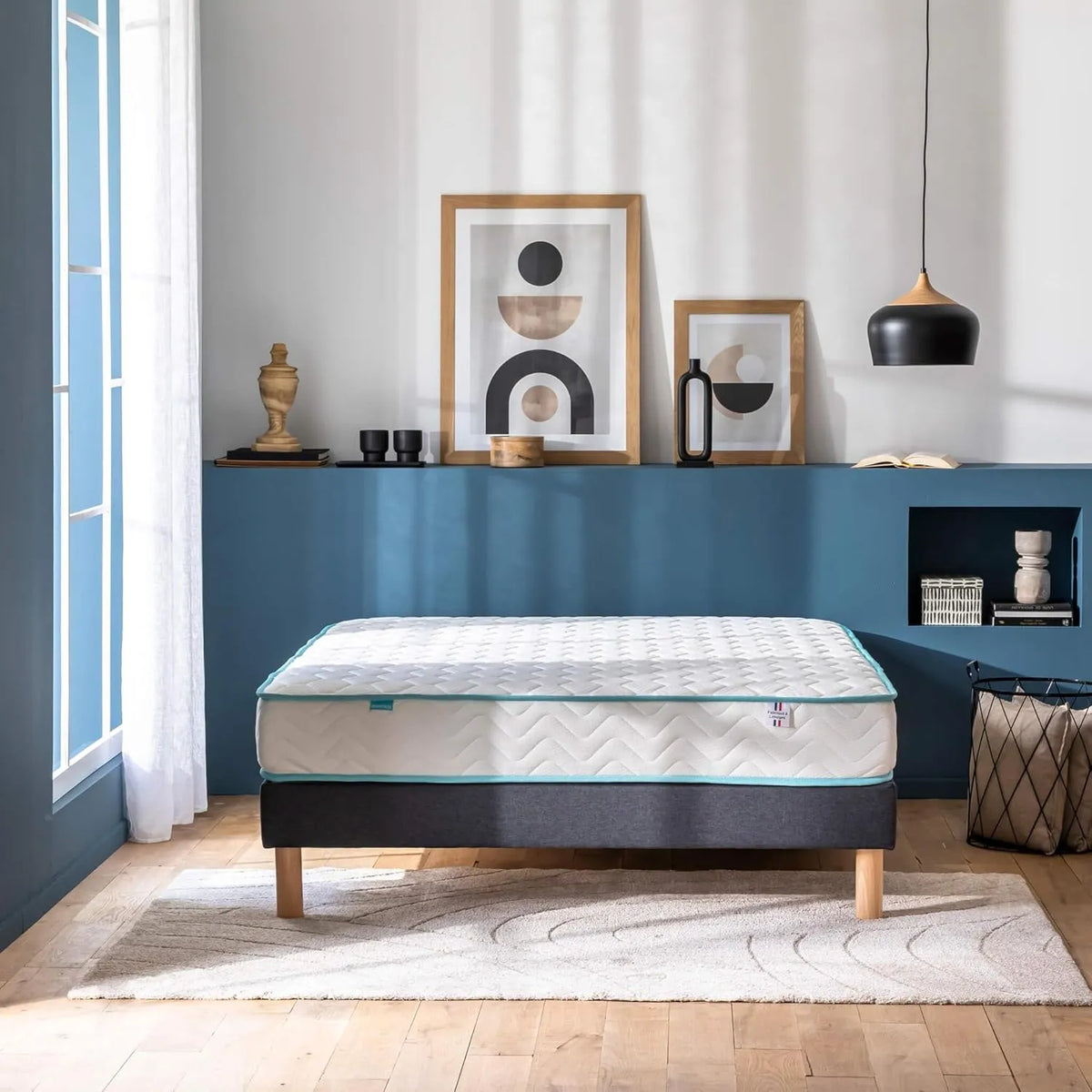 Matelas en Ressorts Ensachés Ferme et Confort 160x200 - Modèle Enjoy par Merinos