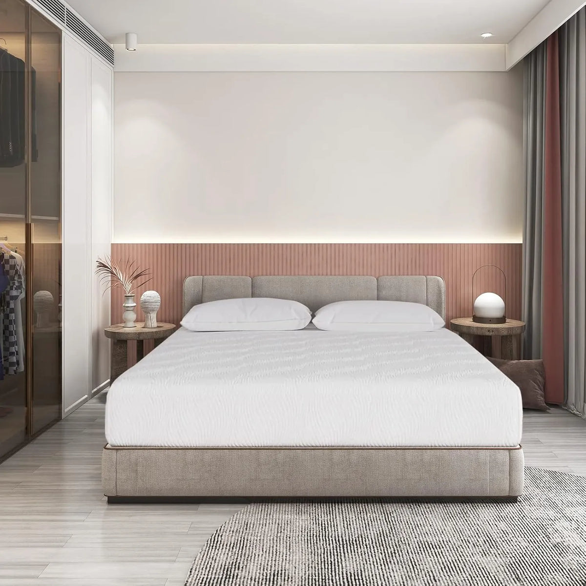 Matelas IZTOSS Confort Deluxe 160x200 cm - 25 cm d'Épaisseur - Mousse Mi-Ferme - Fabrication Européenne