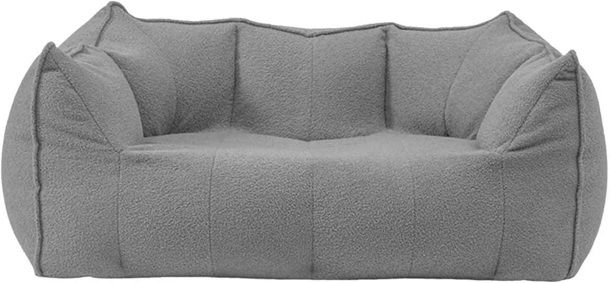 Canapé en mousse à mémoire de forme en velours, sans assemblage, parfait pour salon ou chambre, 120 cm