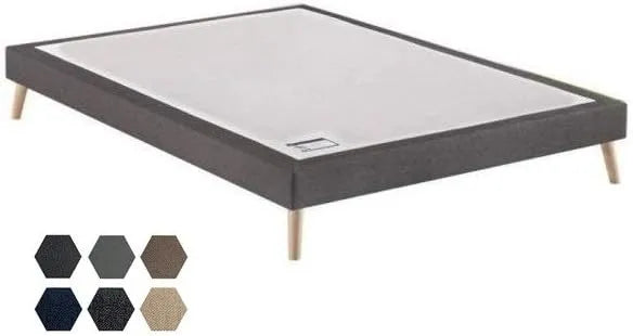 Cadre de Lit Merinos avec Matelas Confort Ferme, 80x190 cm