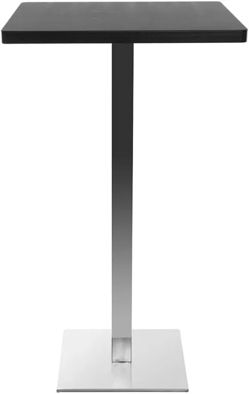 Table de bar carrée noire Jory 60 cm - Design moderne Miliboo