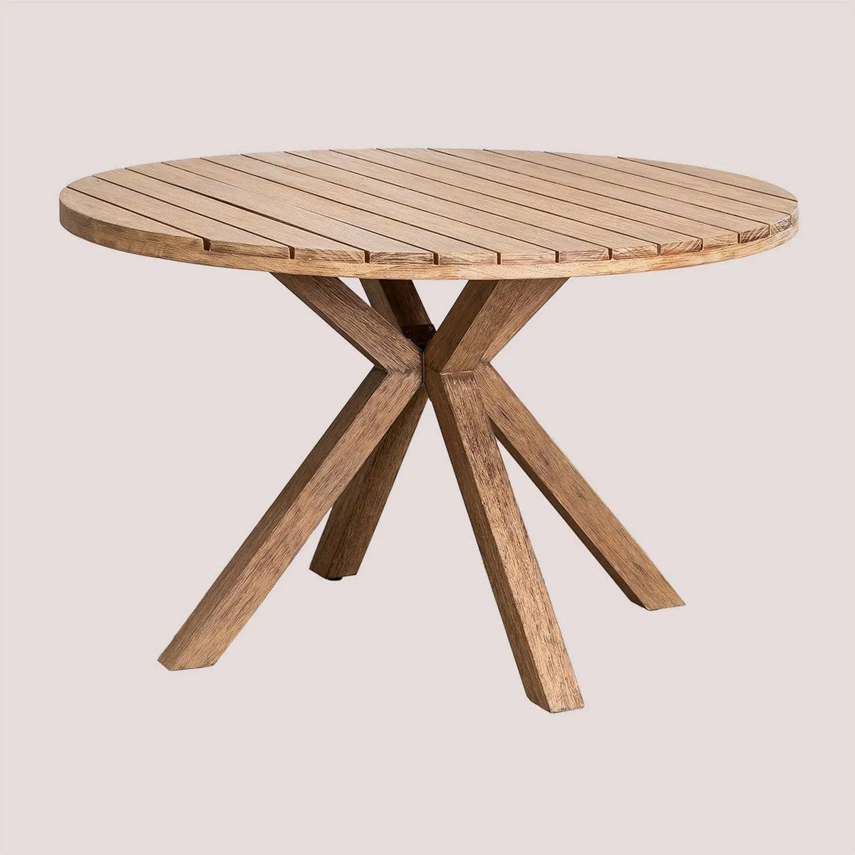 Table de Salle à Manger Ronde en Bois Naele - Diamètre 120 cm