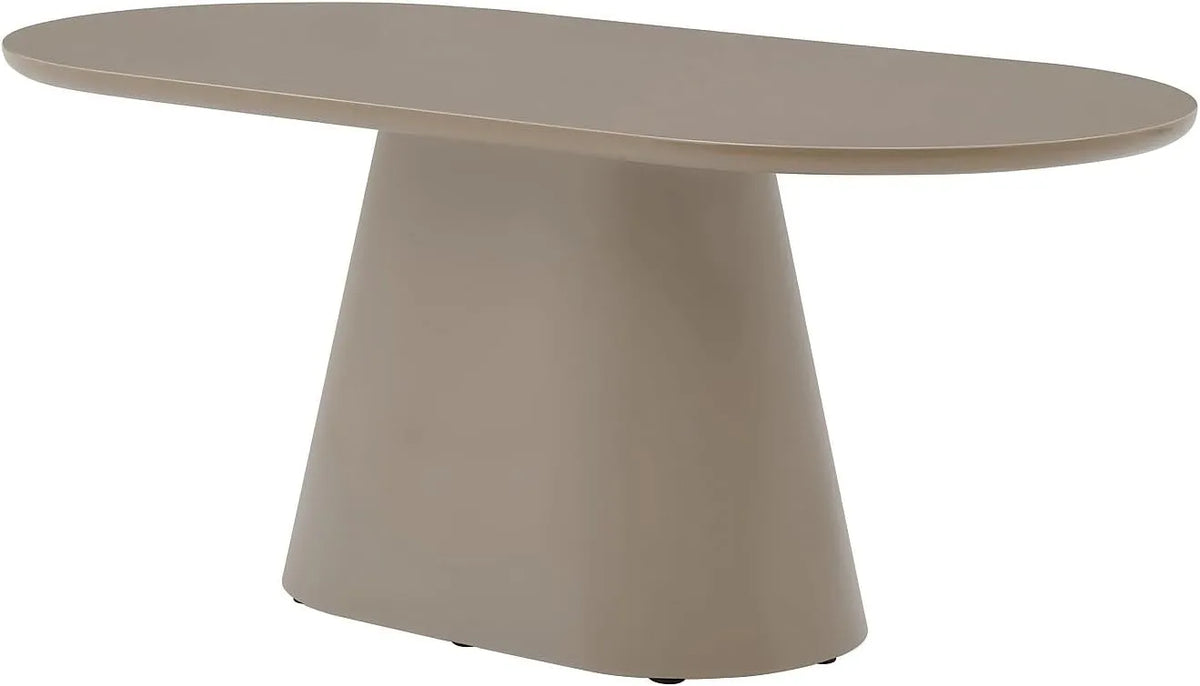 Table à Manger 6 Places en MDF Taupe VALIANA - PASCAL MORABITO