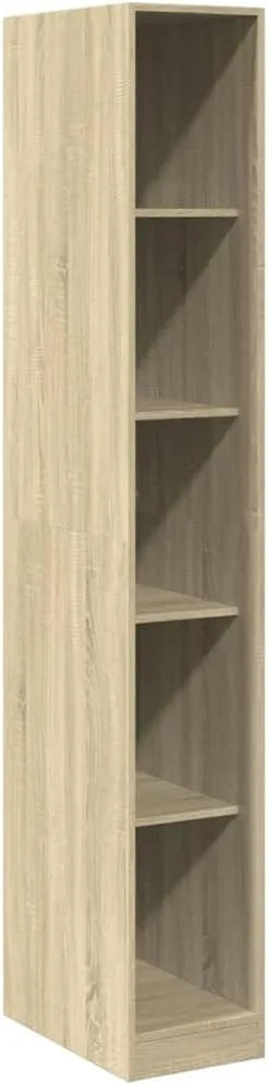 Armoire de Rangement en Chêne Sonoma 30x50x200 cm, Bois d'Ingénierie