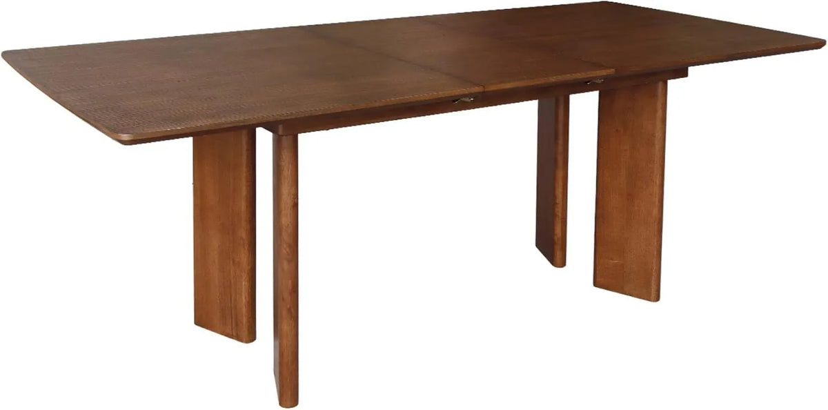 Table à Manger Extensible en Bois de Noyer et Chêne, 6-8 Personnes, 170-210cm - Sweeek Albane