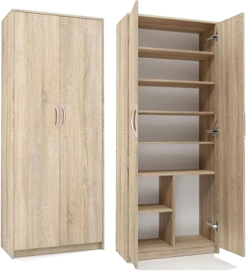 Armoire de rangement: 2 Portes, 180 × 74 × 35 cm