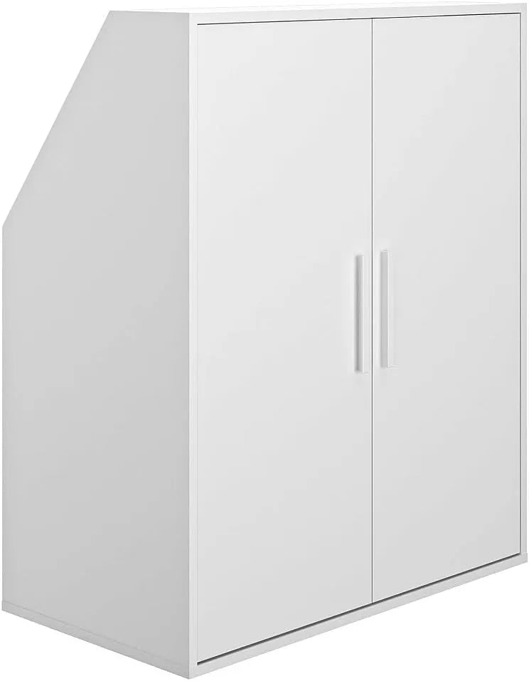 Armoire de rangement – ADEZIO, 2 Portes, blanc