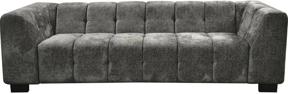 Chenil pour chien: en chenille, revêtement en tissu, 3 Places, gris
