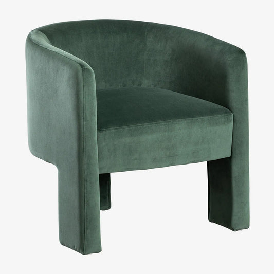 Fauteuil et chaise rembourrée en Velours Xastru