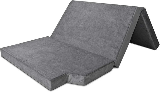 Matelas – 200 × 115 × 10 cm, gris