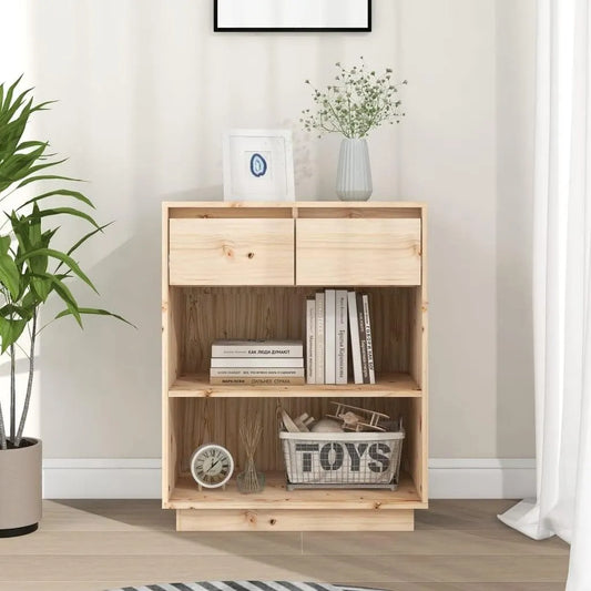 Table Console Extérieure en Pin Massif - 60 x 34 x 75 cm