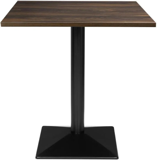 Table Carrée Bolero Imitation Bois Foncé 700 mm