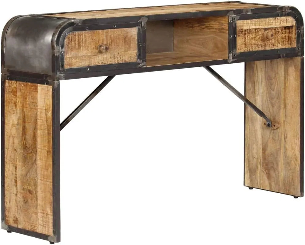 Armoire de Rangement en Bois de Manguier Massif - Buffet et Commode