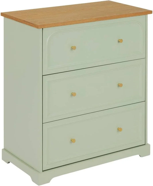 Atmosphera - Commode 3 tiroirs Vert Céladon Mohéa