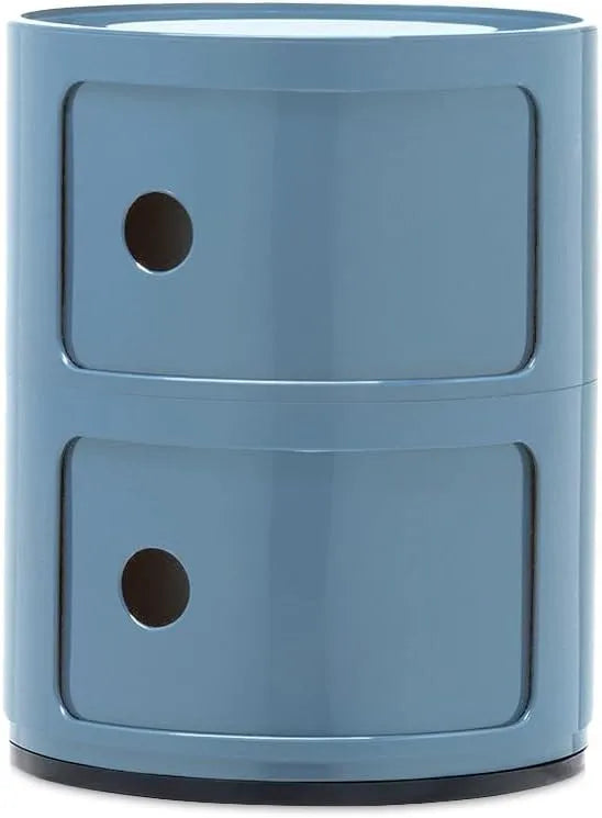 Kartell Componibili, Module de Rangement à 2 Compartiments, Bleu Ciel