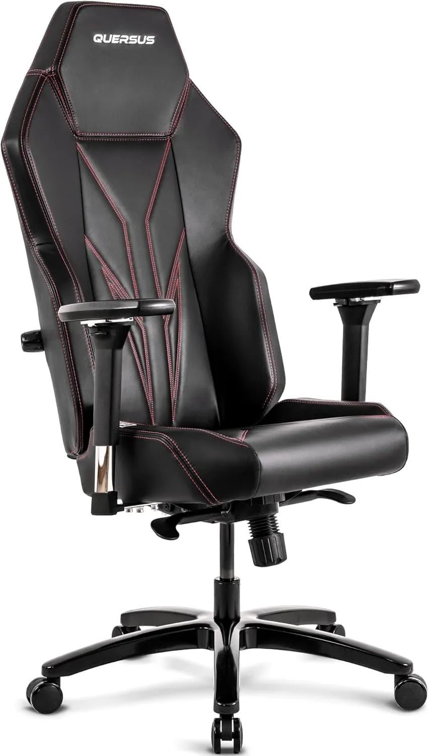 Chaise Gaming Quersus VAOS 2.3 avec Accents Rouges
