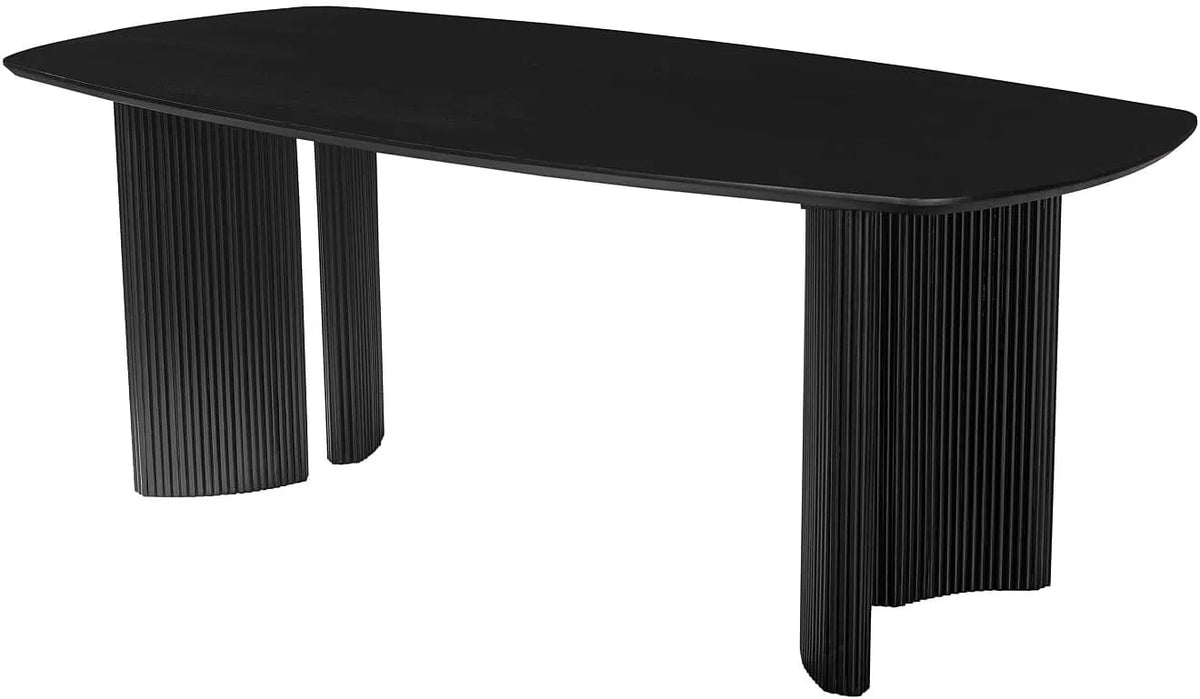 Table à Manger 8 Personnes en Bois de Manguier Noir - TAMENIA par Maison Céphy