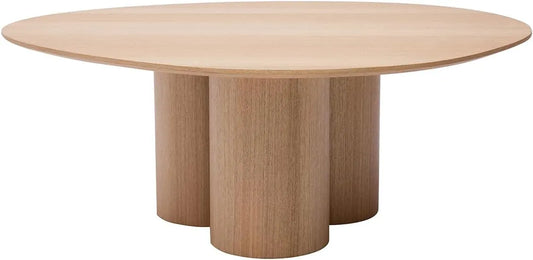 Table Basse Contemporaine en Bois Clair 100 cm