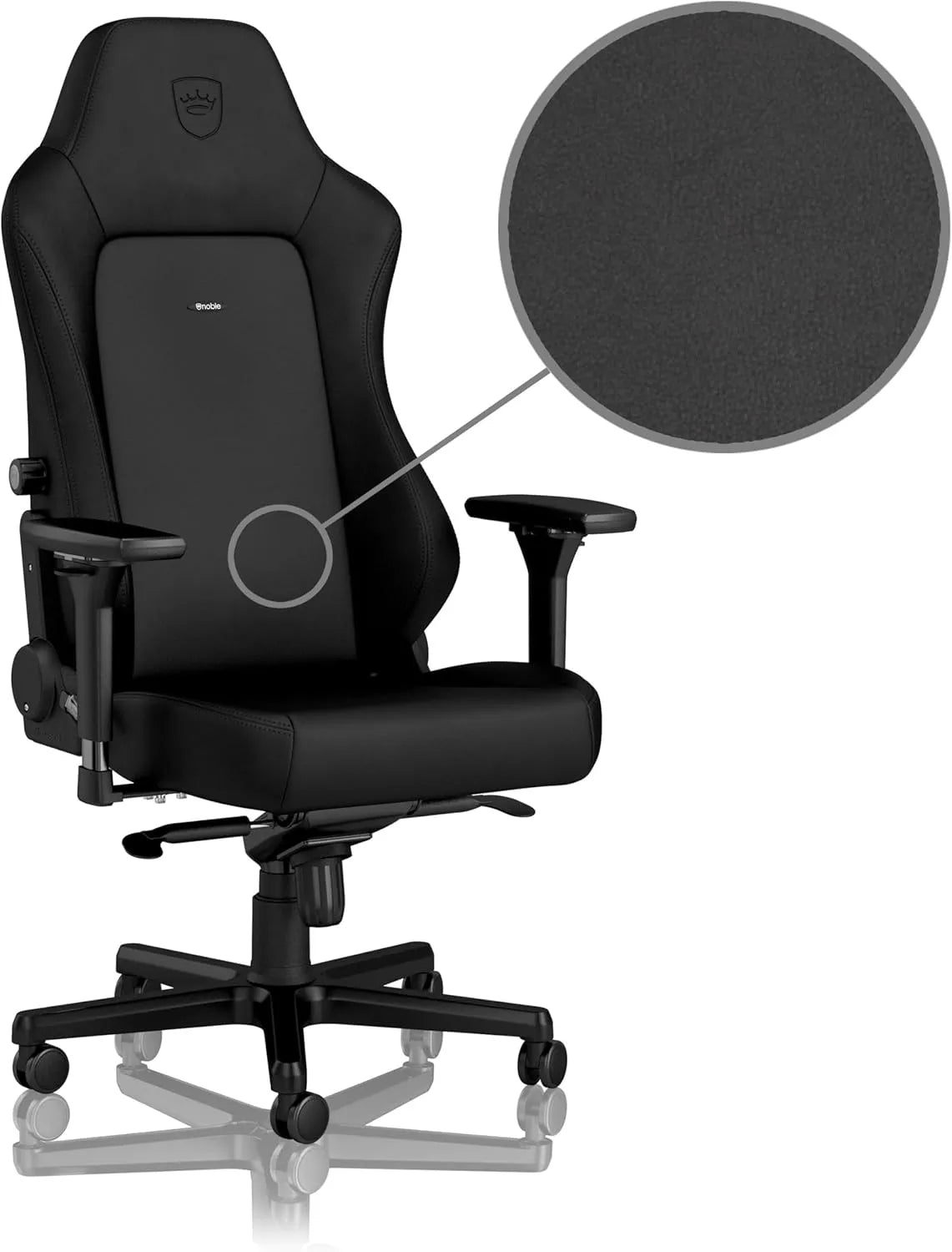 Chaise Gamer noblechairs Hero Noir en Cuir PU