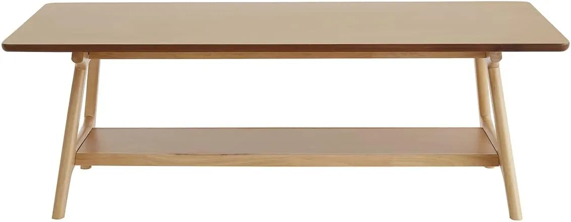 Table basse rectangulaire scandinave en chêne - L120 cm BAKAR