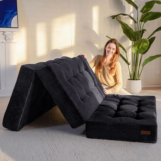 MAXYOYO Matelas Pliable 15cm pour Futon, Canapé-lit et Lit d'Appoint 135x190