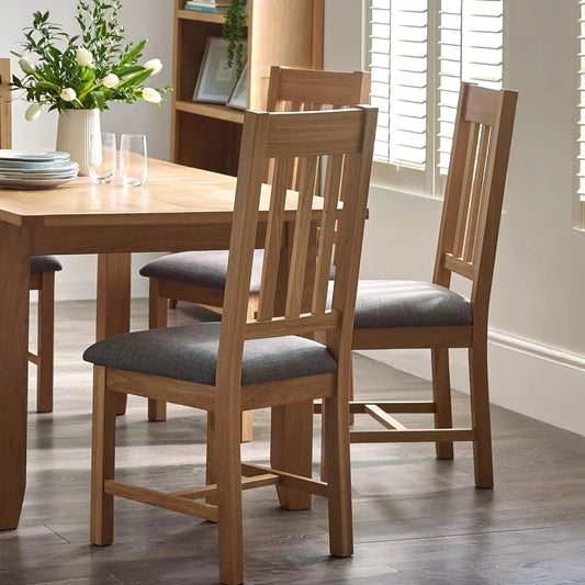 Ensemble de 2 chaises de salle à manger Mallory en marron