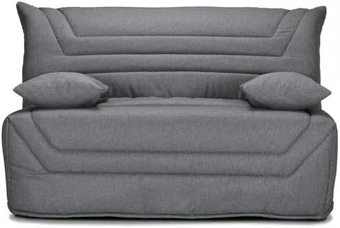 Canapé BZ en tissu 140x190cm - 3 couleurs - Caramel - Gris