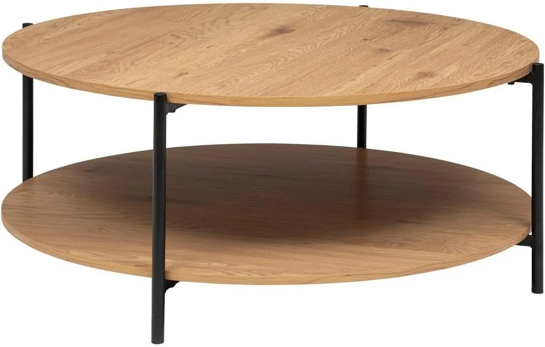 Table Basse en Métal et Papier, 90 cm - Atmosphera Slano