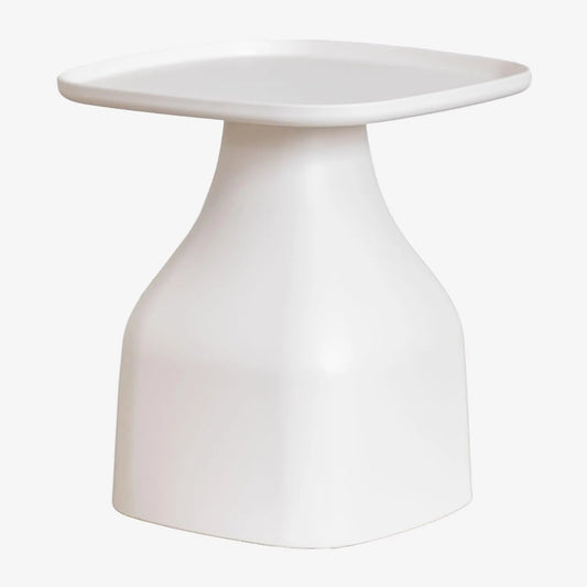Table d'appoint carrée en bois Jubarri 48x48 cm