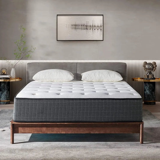 IZTOSS Matelas 140x190cm - Confort Luxueux 22cm - Mémoire de Forme 7 Zones