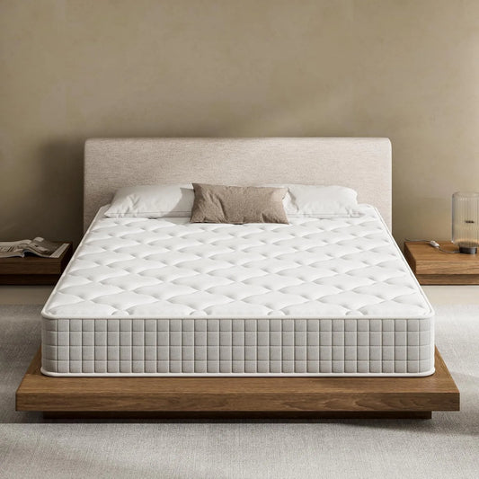 Matelas 140x200 Mémoire de Forme, Oeko-TEX, Confort Ferme, Hypoallergénique, 2 Côtés, Pour Adultes et Enfants