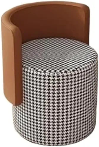 Chaise de maquillage élégante avec dossier - Tabouret rembourré pour chambre, salon, entrée