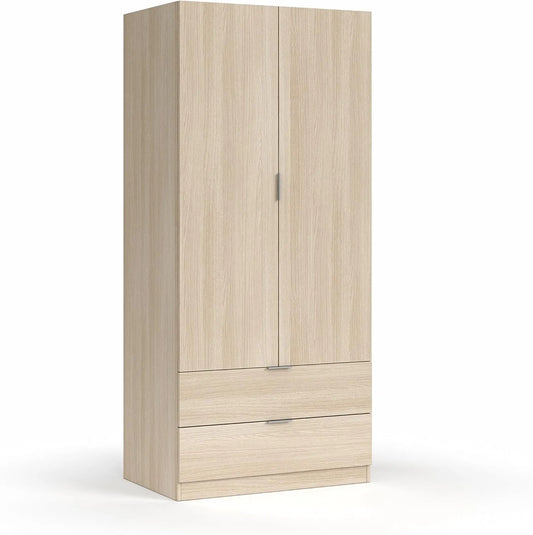 Armoire de rangement: avec tiroirs, 2 portes, 2 tiroirs, 180 × 81, 2 × 52 cm
