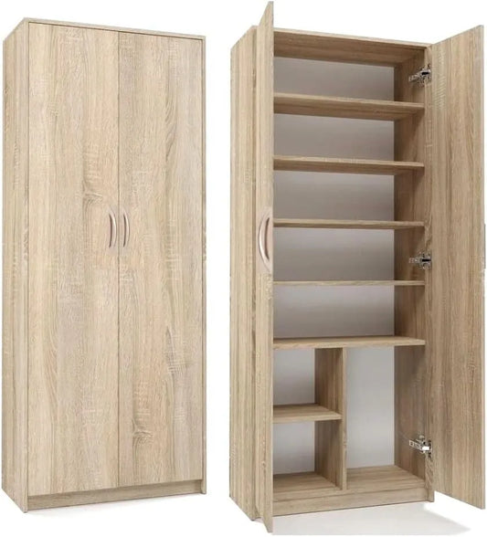 Armoire de rangement: 2 Portes, 180 × 74 × 35 cm