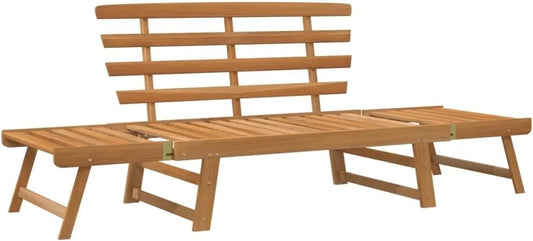 Banc de jardin et banquette de terrasse — en bois, 190 cm