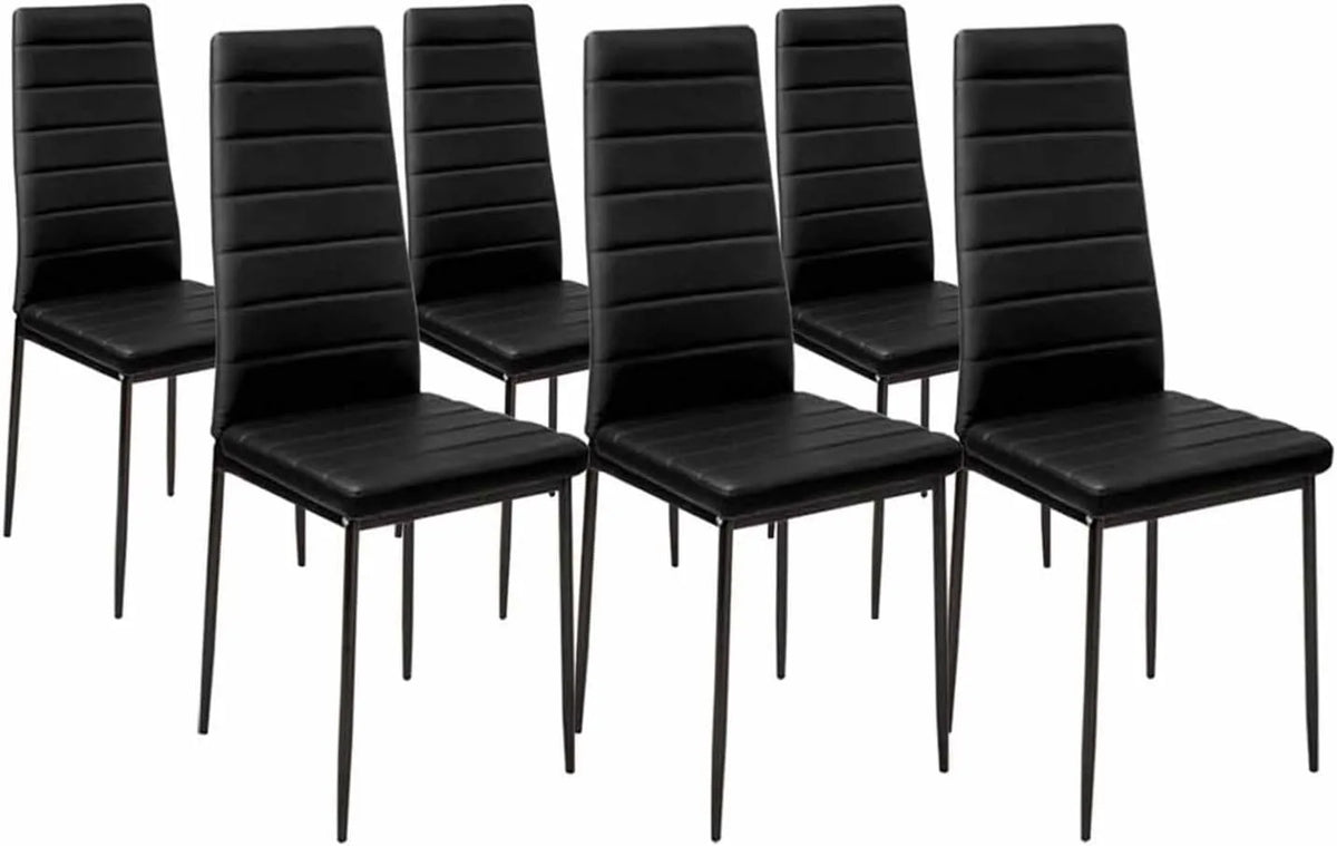 Chaise — Lot de 6, noir