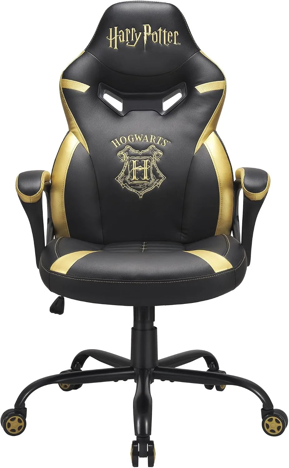 Fauteuil et chaise rembourrée à bascule – pour enfant, rembourrage en mousse, avec accoudoirs, pour gaming, noir, réglable