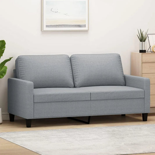 Canapé: revêtement en tissu, 2 Places, 140 cm, 22.65 KG, gris